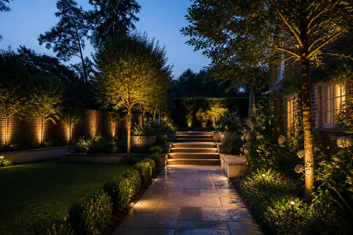 Irrigation & Architectural Lighting project by Surrey Oak Landscapes