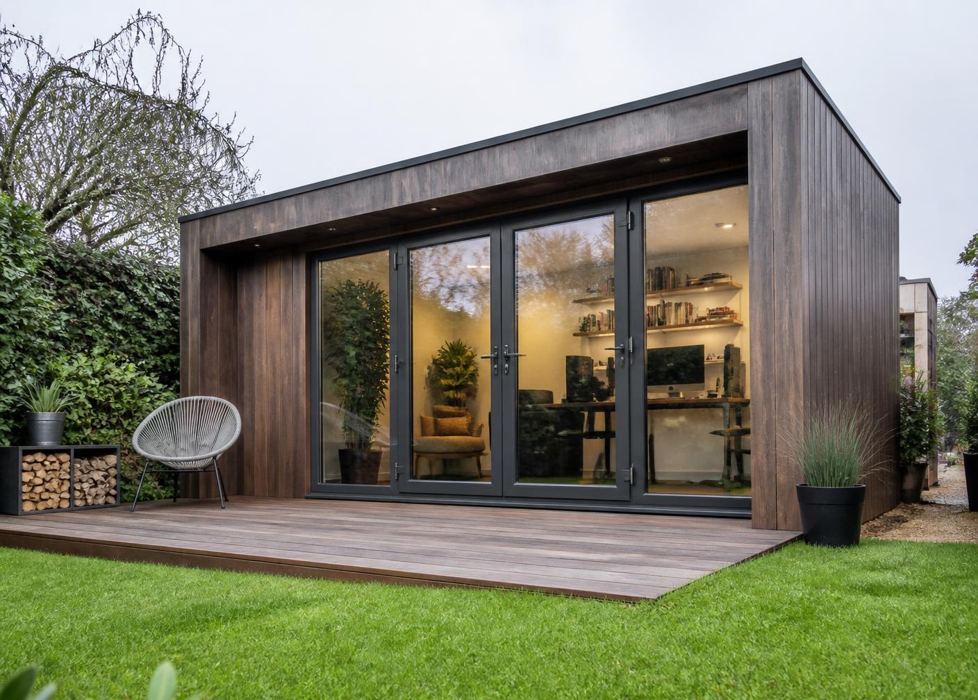 Outhouse project by Surrey Oak Landscapes